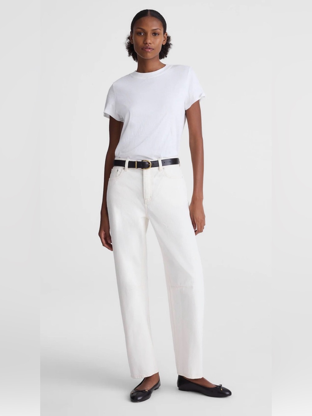 MADEWELL NWOT The Darted Barrel-Leg Jean 25